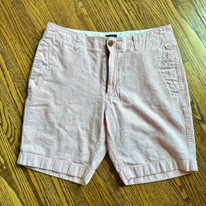 J Crew Soft Pink Linen Blend Shorts - Size 32